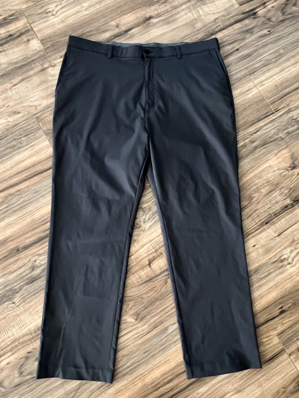 Ben Hogan Mens Performance Golf Pants Stretch Flat Front Gray 44x30 Big Tall